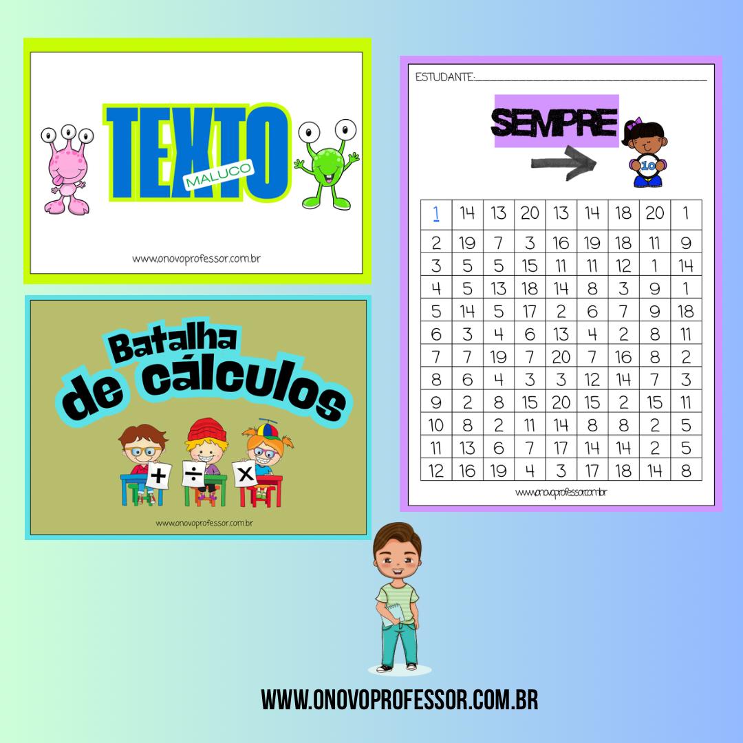 Sempre 10, Texto Maluco e Batalha dos Cálculos