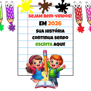 Painel de boas-vindas 2026