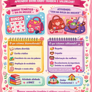 ATIVIDADES DIA DA MULHER - KIT 1