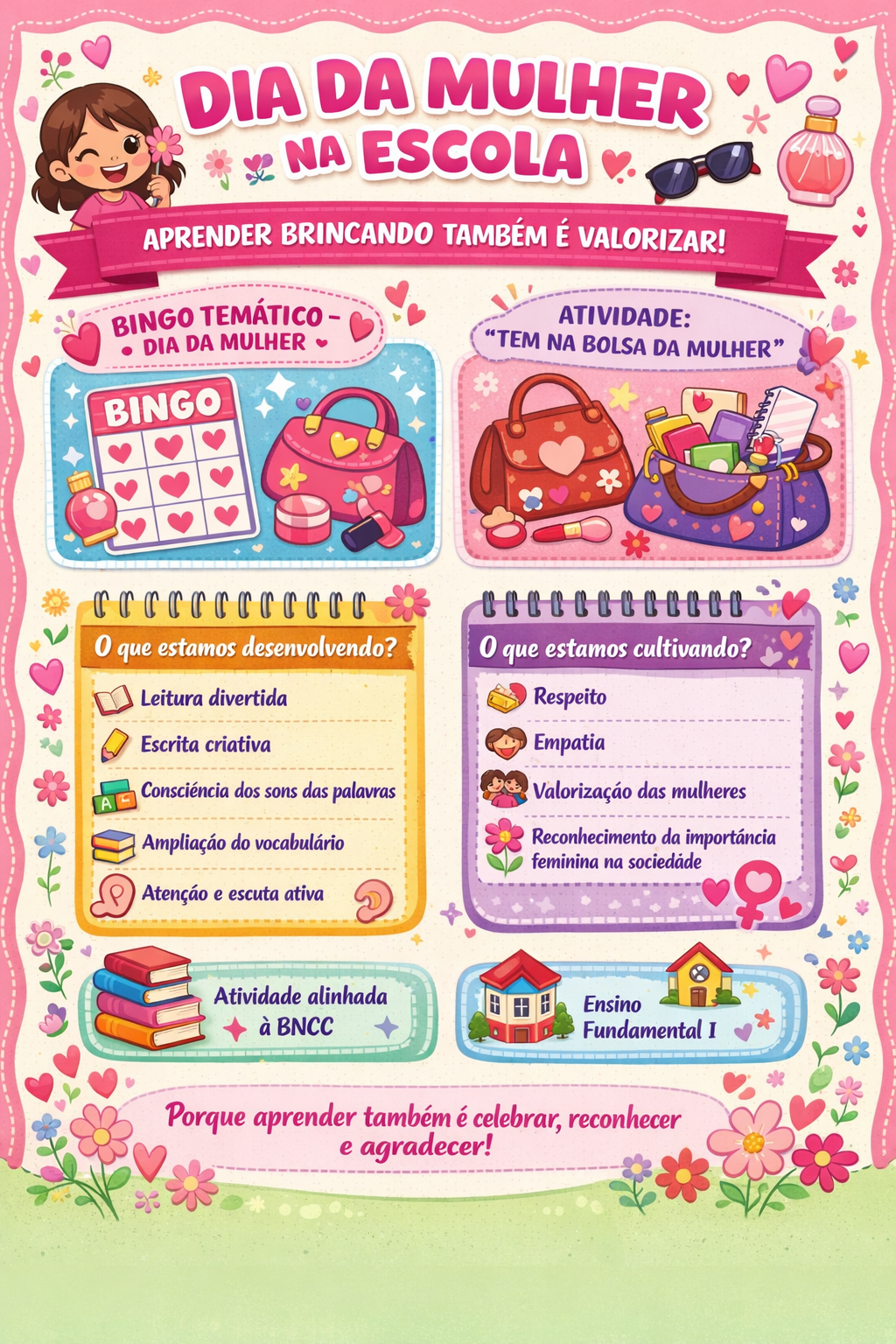 ATIVIDADES DIA DA MULHER – KIT 1