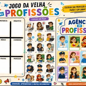 JOGO DA VELHA DAS PROFISSÕES